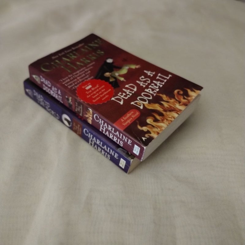 Dead to the World , and Dead As a Door Nail True Blood Book Series 