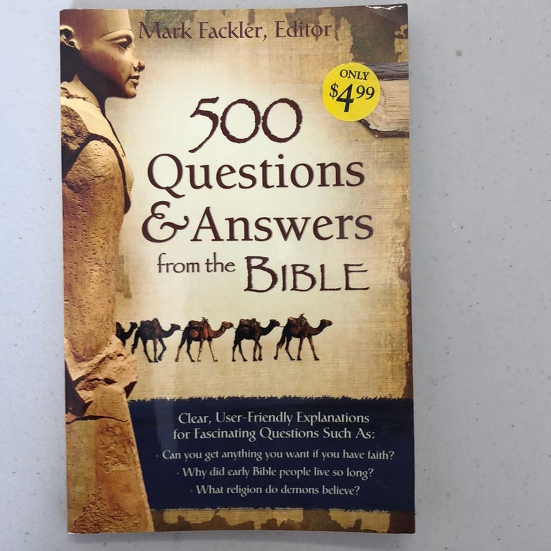 500 Questions and Answers from the Bible