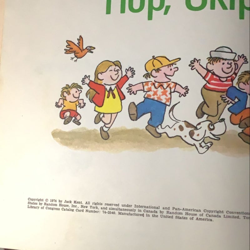 Jack Kent's Hop, Skip and Jump Book by Jack Kent, Paperback