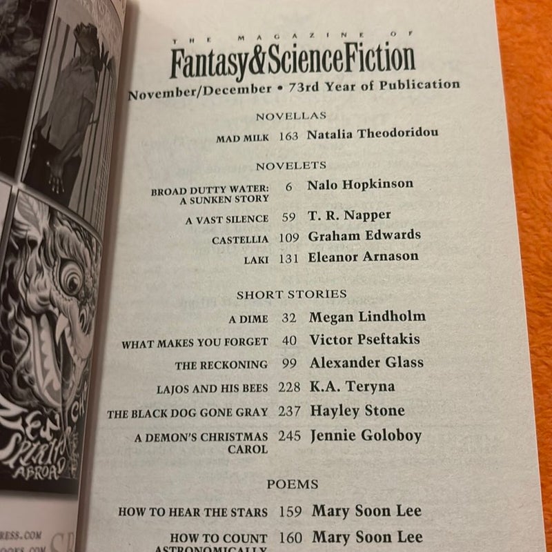 Fantasy & Science Fiction November/December 2021