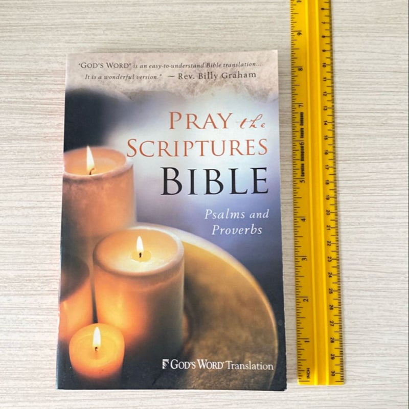 Pray the Scriptures Bible, Free Handmade Bookmark Included!