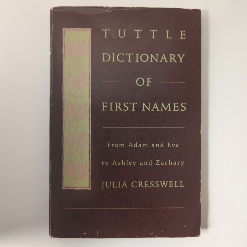 Tuttle Dictionary of First Names