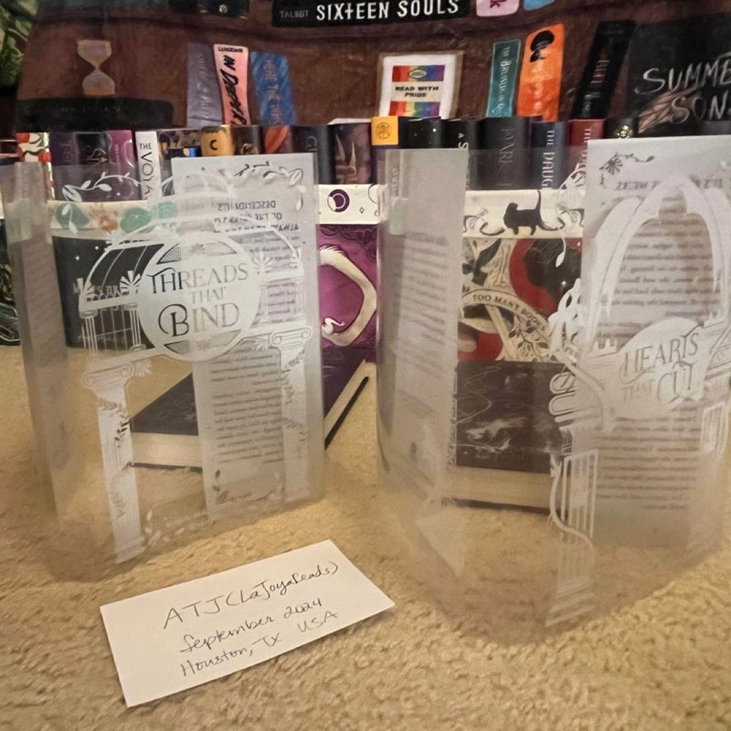 Owlcrate Threads that Bind / Hearts that Cut Exclusive Signed Editions