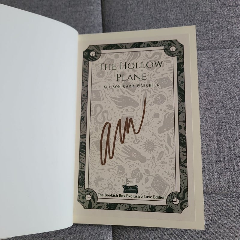 The Hollow Plane (Signed Bookish Box Edition)