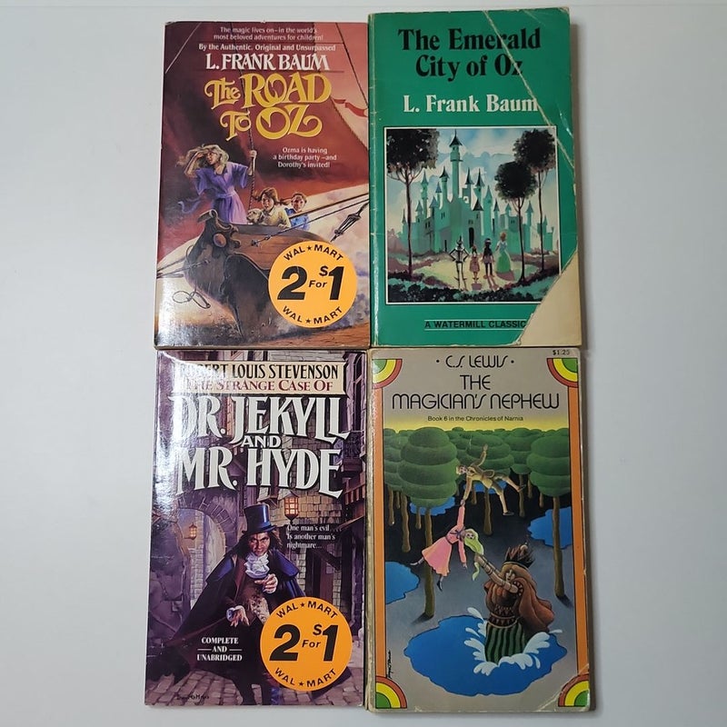 MM Classics bundle: The Emerald City of Oz, The Road to Oz, Dr. Jekyll and Mr. Hyde, The Magician's Nephew