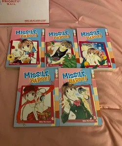 Missile Happy manga complete series volumes 1-5