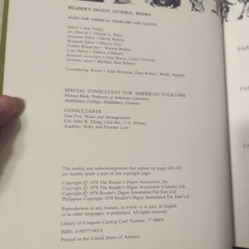 American Folklore and Legend