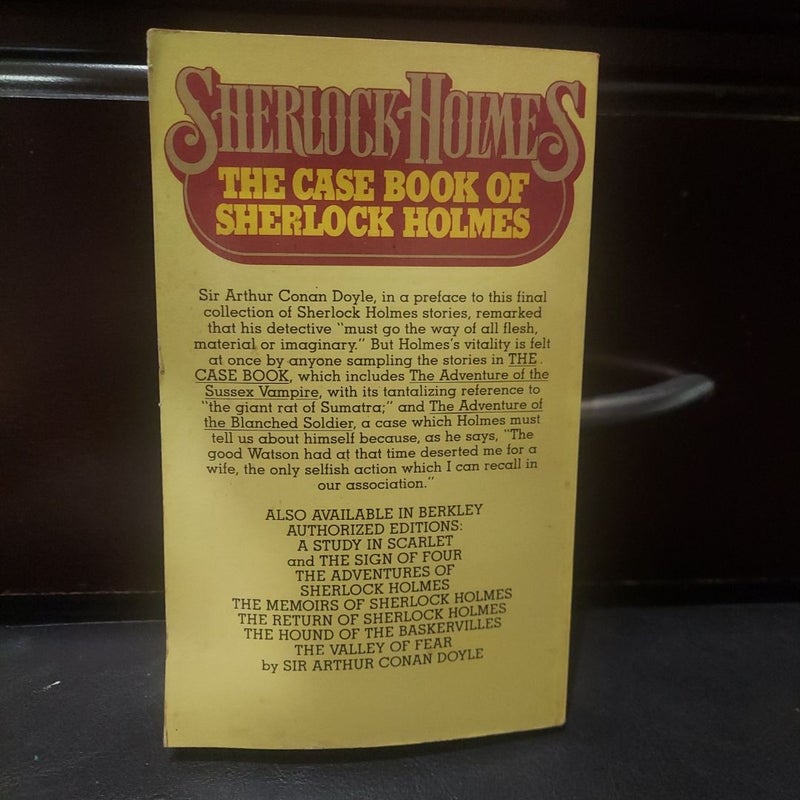 The Casebook of Sherlock Holmes