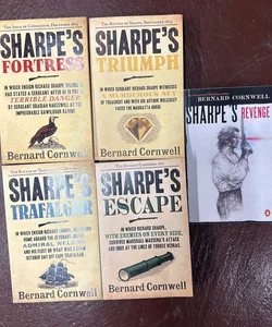 Lot of 5 Sharpe's paperbacks - Revenge (#10), plus 4 more 