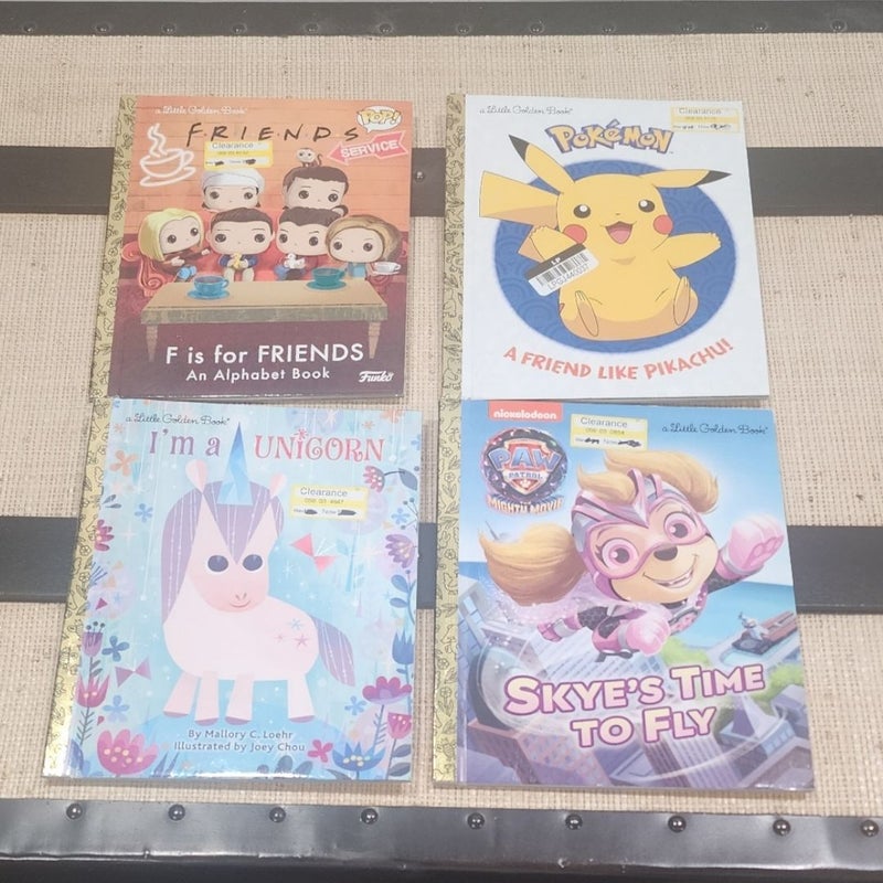 Lot of 4 Little Golden Kids Books 4