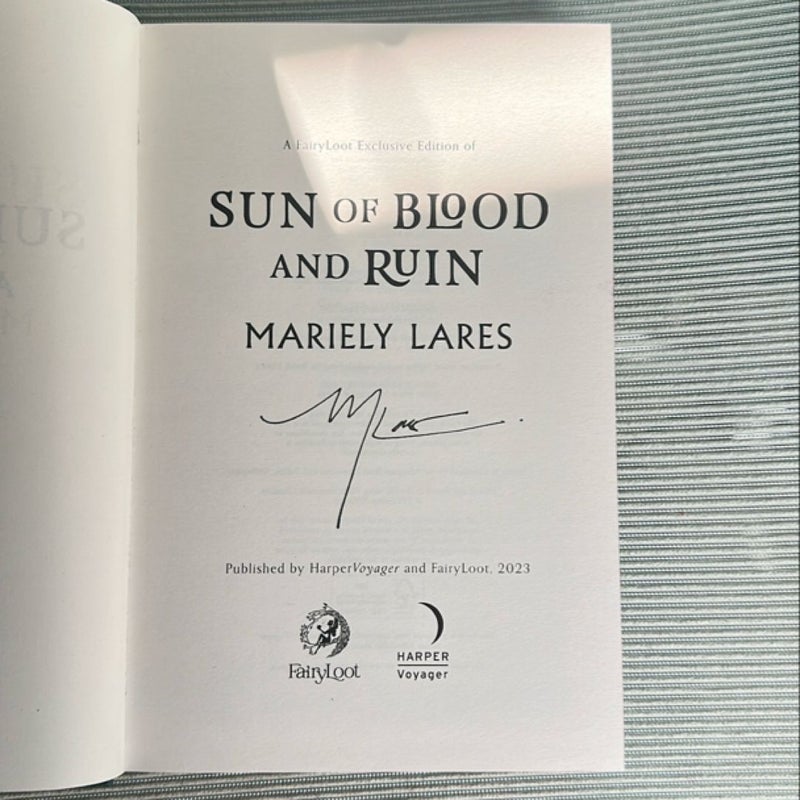 Sun of Blood and Ruin (Fairyloot Edition)