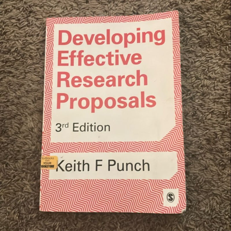 Developing Effective Research Proposals