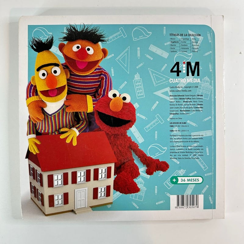 Spanish Plaza Sesamo Los oficios de Elmo Sera Arquitecto with Puzzles