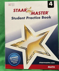 STAAR MASTER® Student Practice Book, Math, Gr. 4 (REVISED)