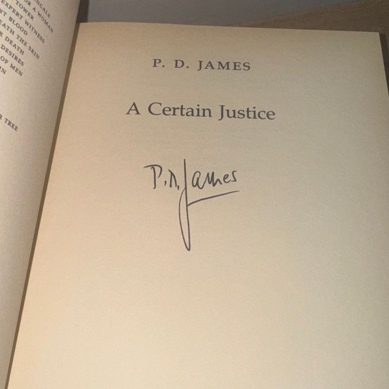 A CERTAIN JUSTICE SIGNED