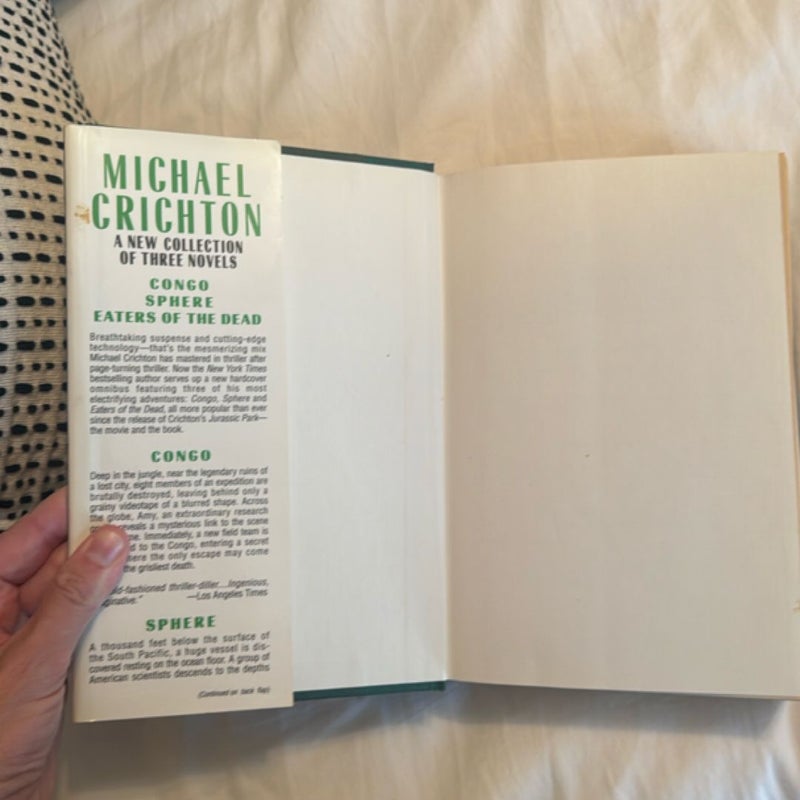 Michael Crichton: A New Collection of Three Complete Novels