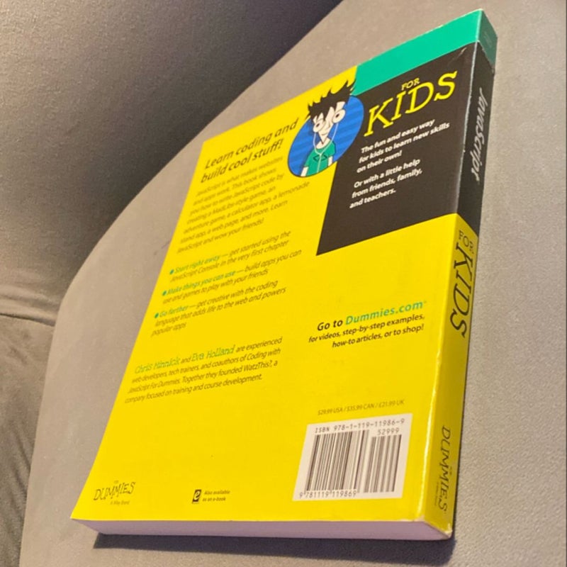 JavaScript for Kids for Dummies