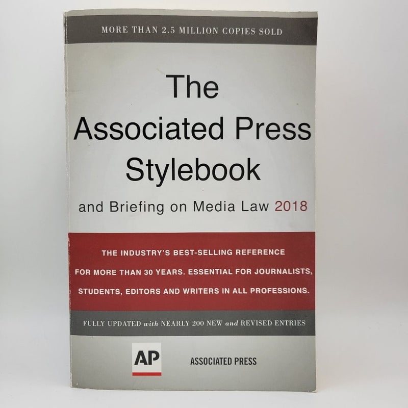 The Associated Press Stylebook 2018