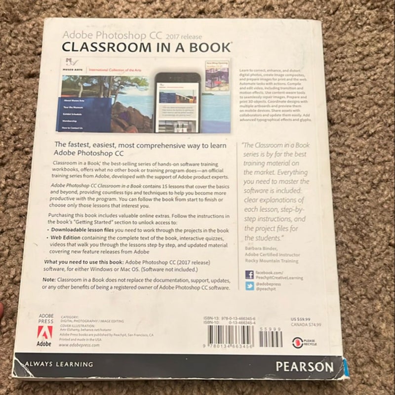 Adobe Photoshop CC Classroom in a Book (2017 Release)