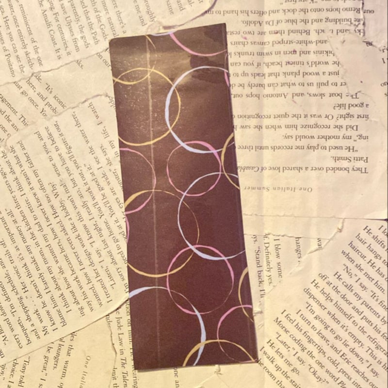 If He Had Been with Me +  handmade bookmark 