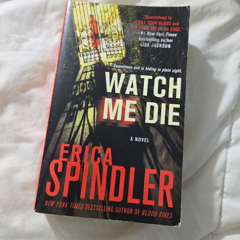 Watch Me Die paperback thriller good condition 