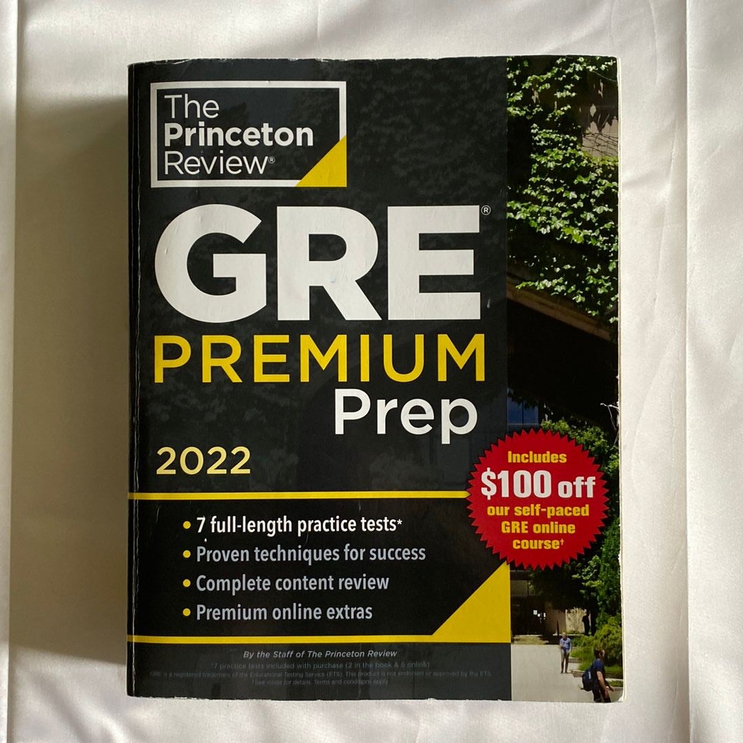 Princeton Review GRE Premium Prep 2022