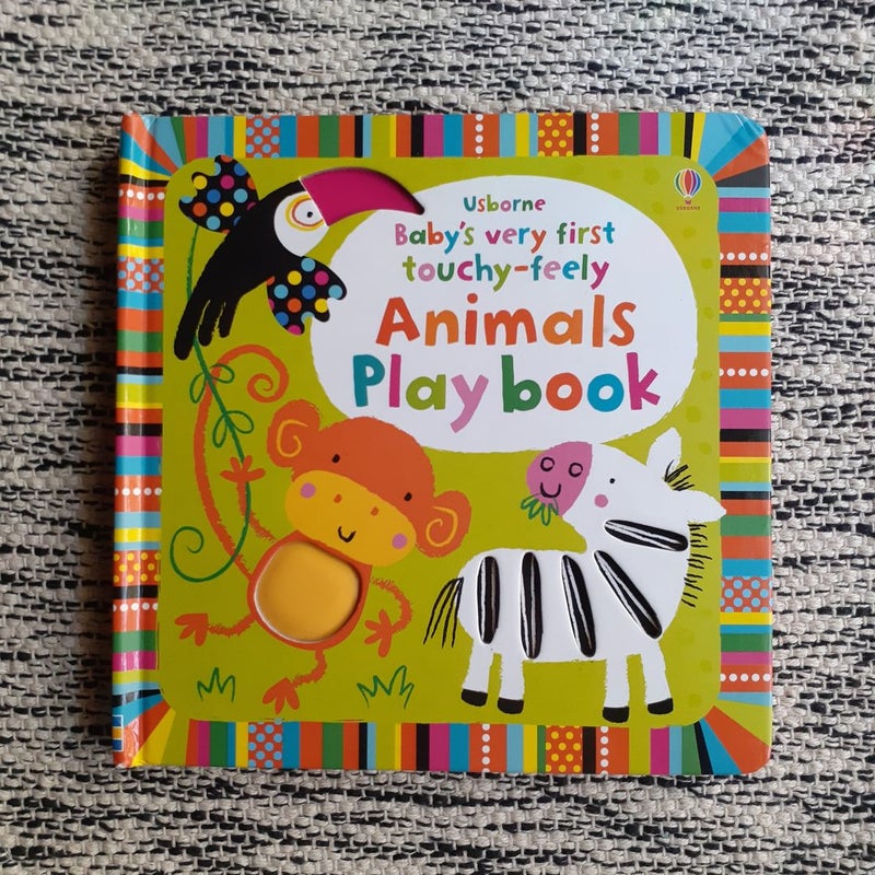 Baby's Very First Touchy-Feely Animals Play Book