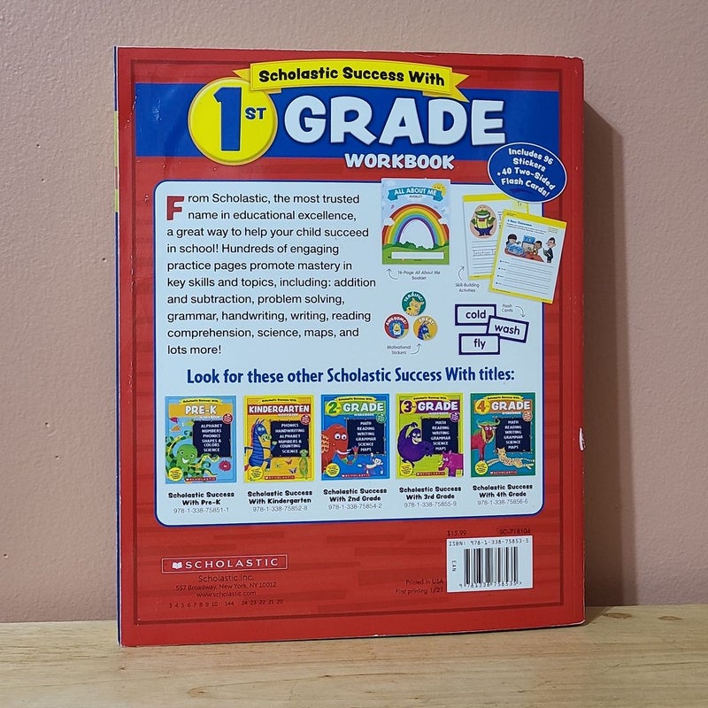 Scholastic Success with 1st Grade Workbook by Scholastic