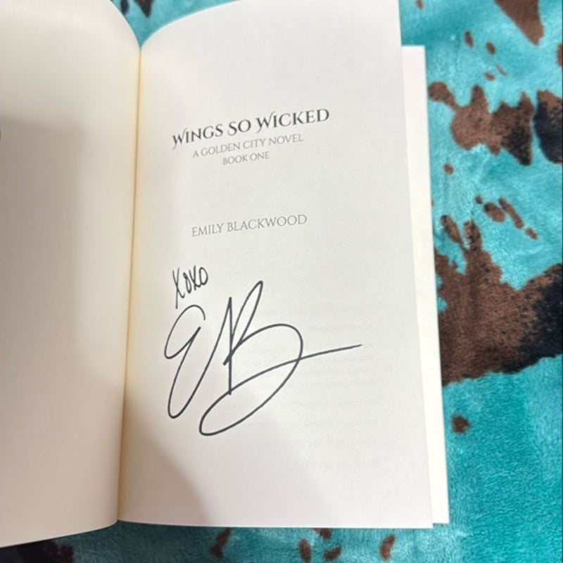 Wings So Wicked (signed) book 1