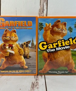[2] Garfield Movies DVD Lot