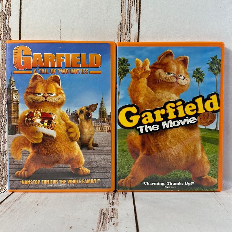[2] Garfield Movies DVD Lot
