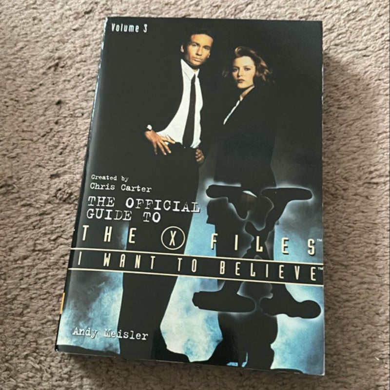 Signed copy - The Official Guide to The X-Files - Volume 3