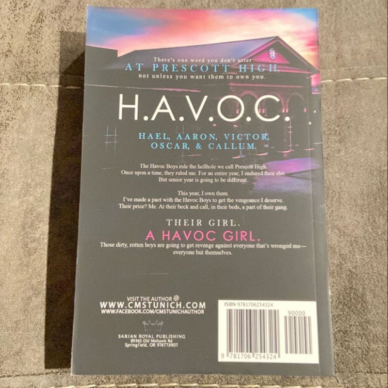 Havoc at Prescott High - Signed Bookplate