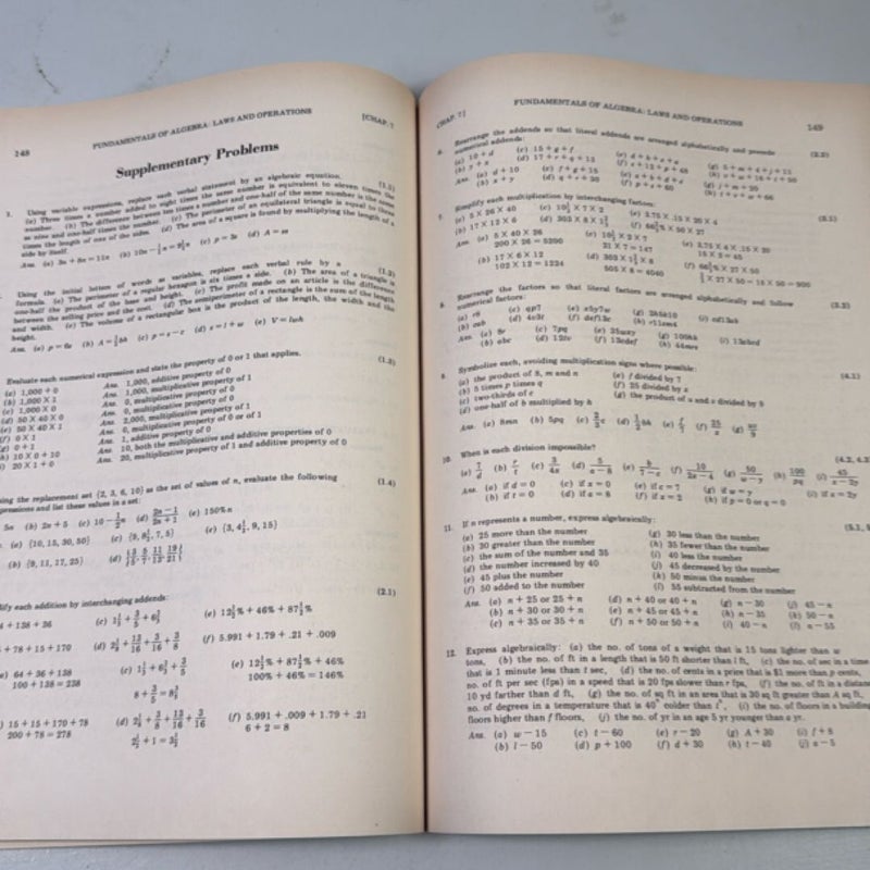 Review of Elementary Mathematics