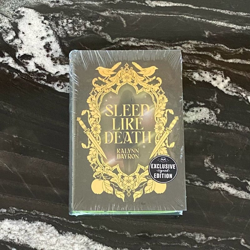 Sleep Like Death Owlcrate Exclusive Signed Edition
