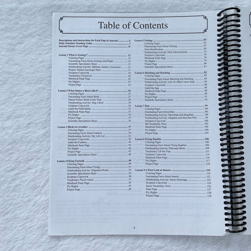 Zoology 1 Junior Notebooking Journal
