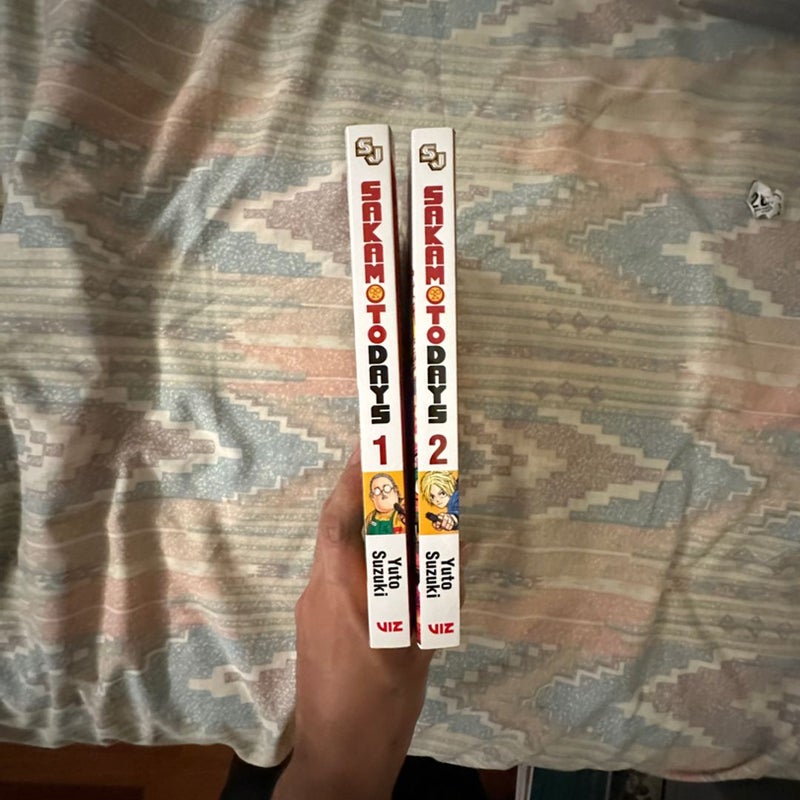Sakamoto days manga volumes 1-2