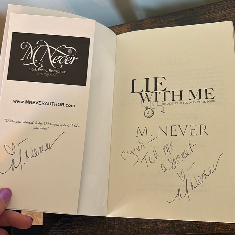 Lie with Me SIGNED