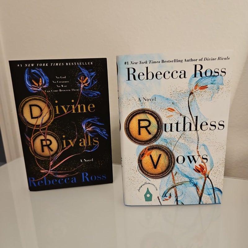 Divine Rivals and Ruthless Vows (Signed) 1st Editions