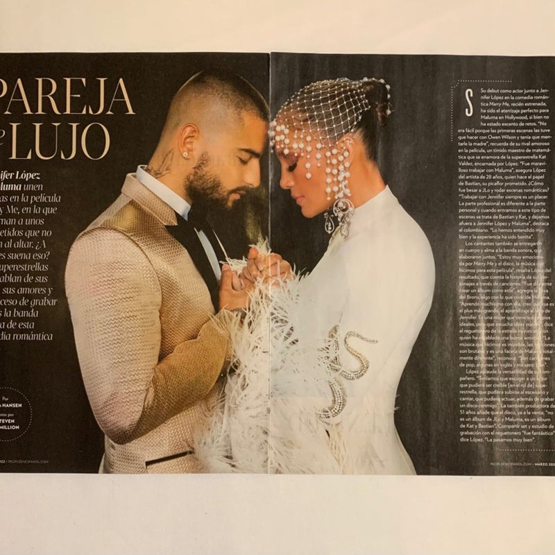 Jennifer Lopez & Maluma Pareja de Lujo (6) Page Magazine Article 