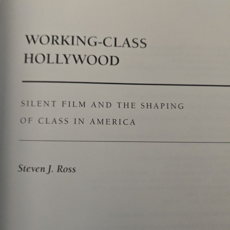 Working-Class Hollywood paperback very good condition 