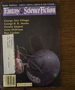 Fantasy and Science Fiction Magazing July edition 