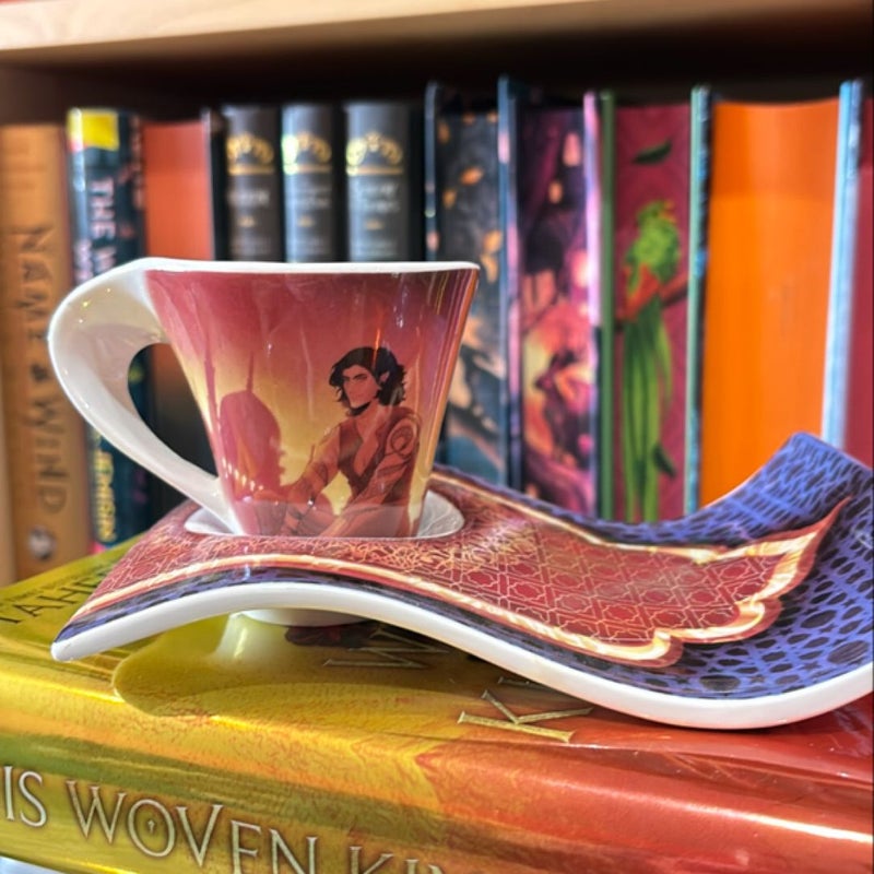 City of Brass Litjoy Crate Teacup with Saucer