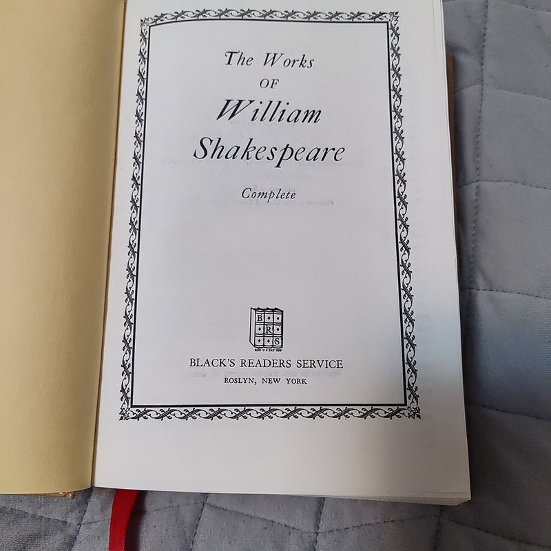The Works of William Shakespeare 