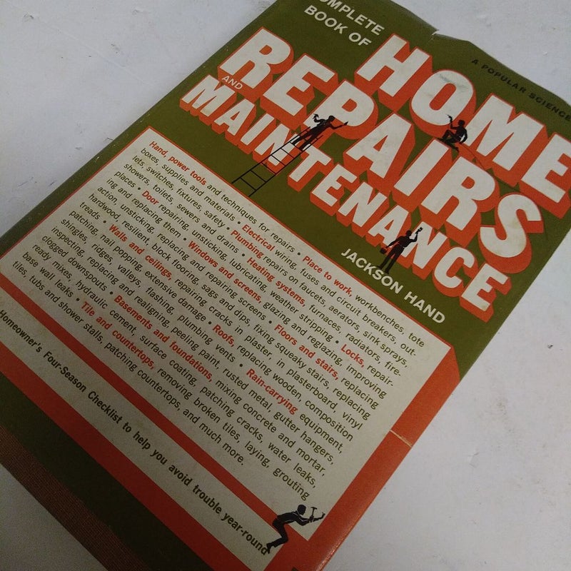 Complete Book of Home Repairs Maintenance