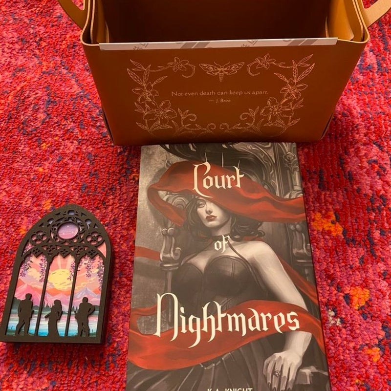 Court of Nightmares - Darkly Bookish Box with goodies 