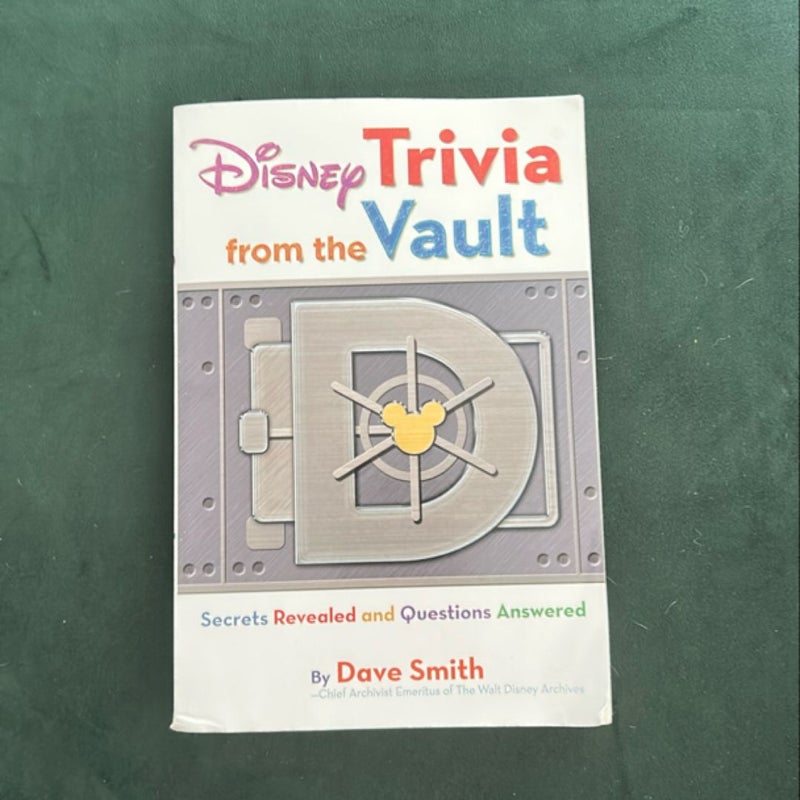 Disney Trivia from the Vault