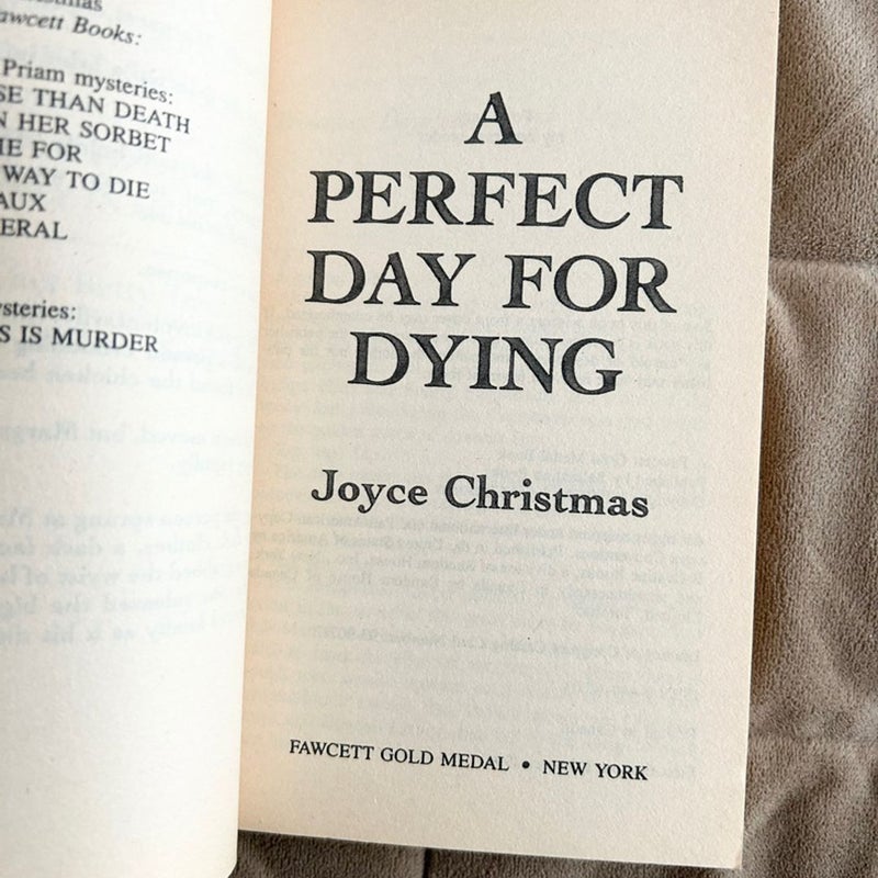 A Perfect Day for Dying 2301