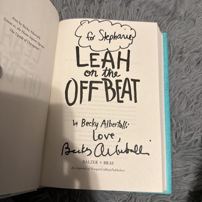 Leah on the Offbeat (signed) 