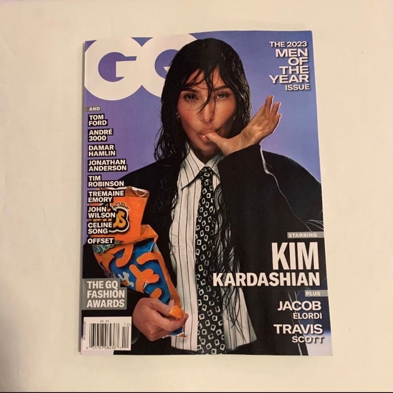 GQ Kim Kardashian & Travis Scott Issue 12/23 1/24 Magazine